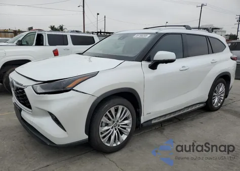 2025 Toyota Highlander Hybrid Limited из США, поврежденный, VIN 5TDEBRCH5SS651632